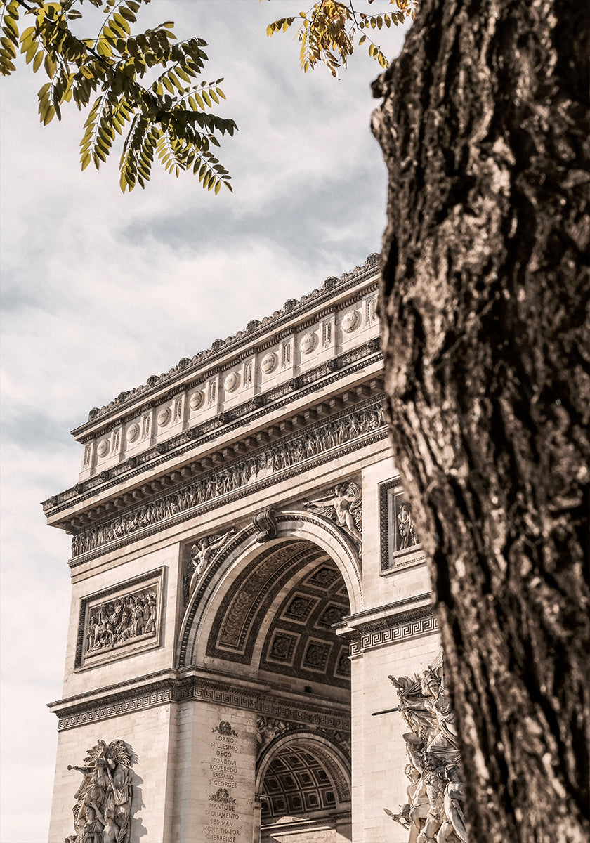 Poster Arc de Triumf Paris