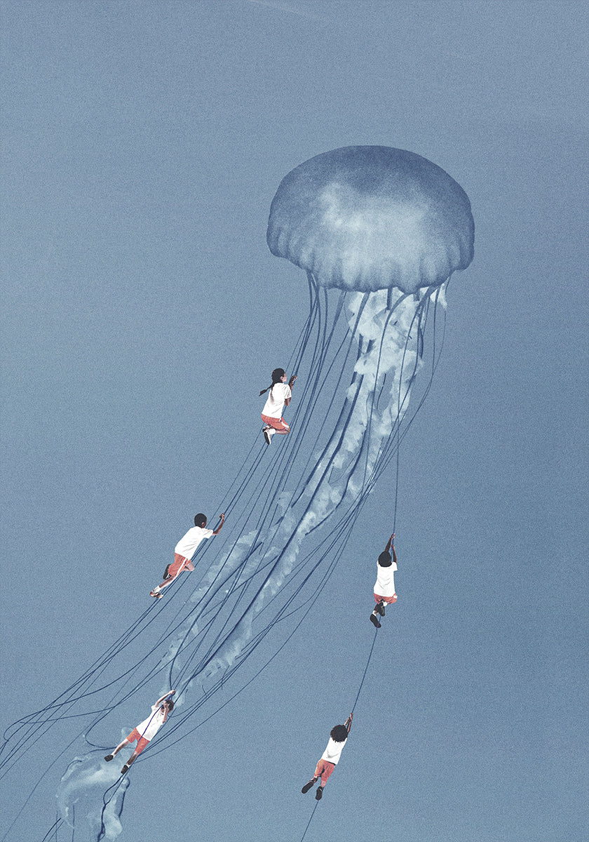 Mir koumen lächelnd Poster heem