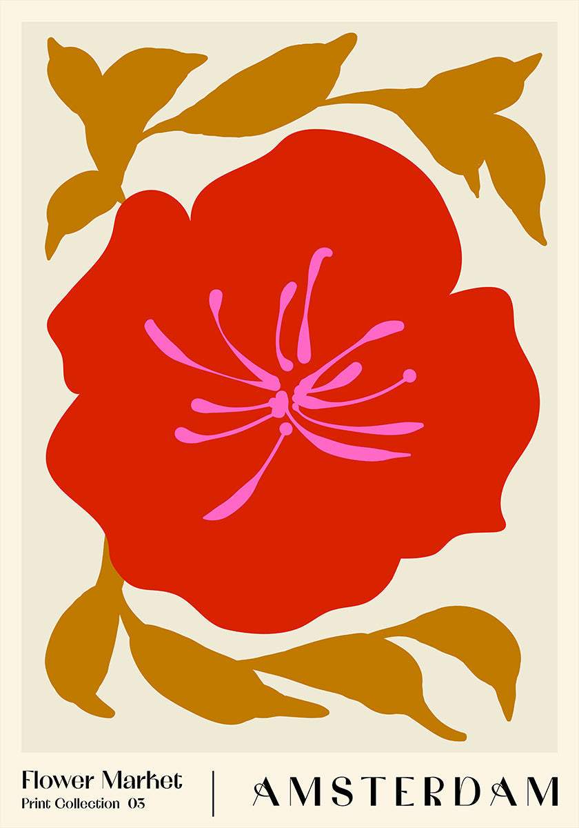 Blummemaart. Amsterdam Poster