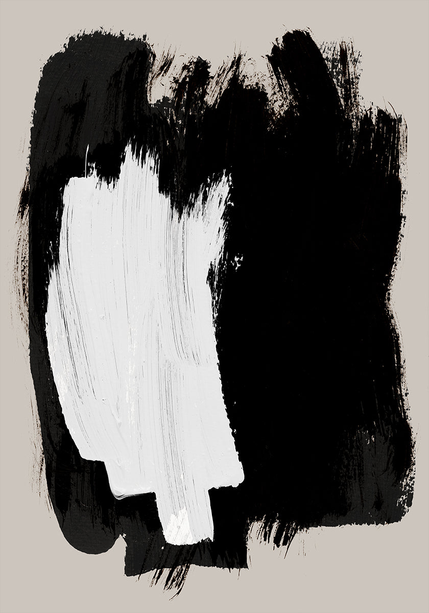 Abstrakt Pinsel Poster