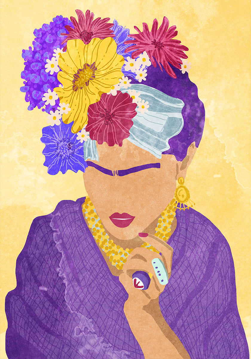 Frida ir gėlės