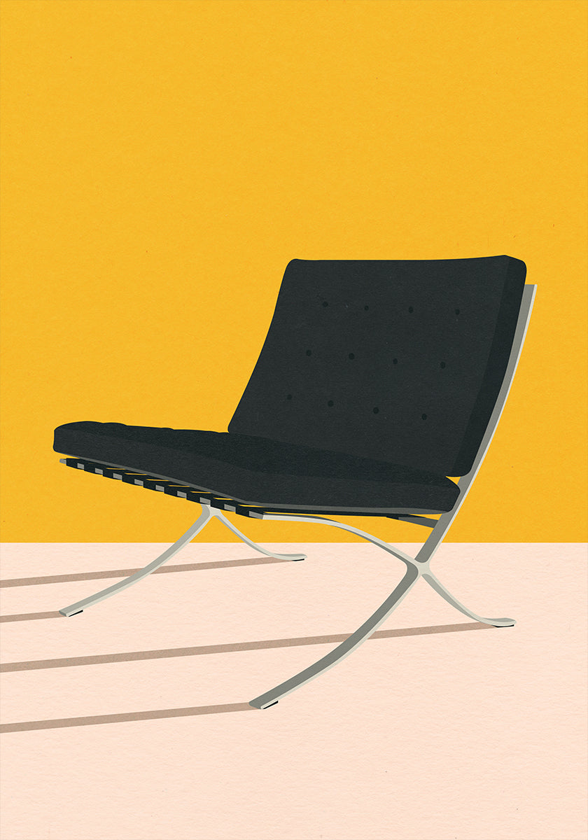 Barcelonská stolička Mies Van Der Rohe