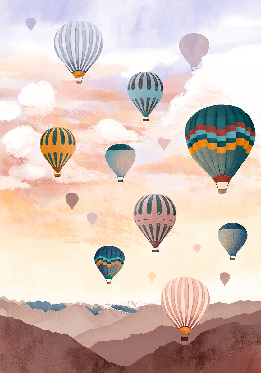 Plagát Airbaloon Sky