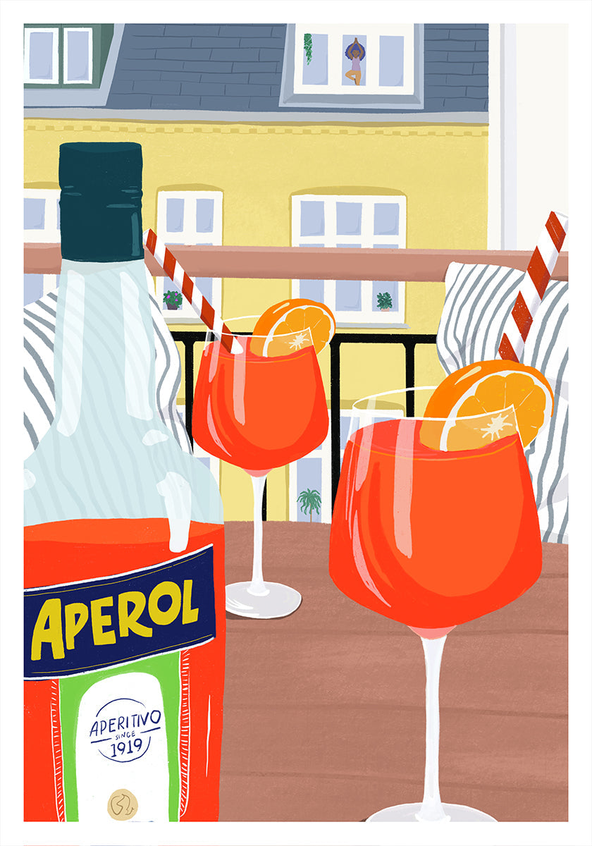 Balkon "Hygge" Affiche