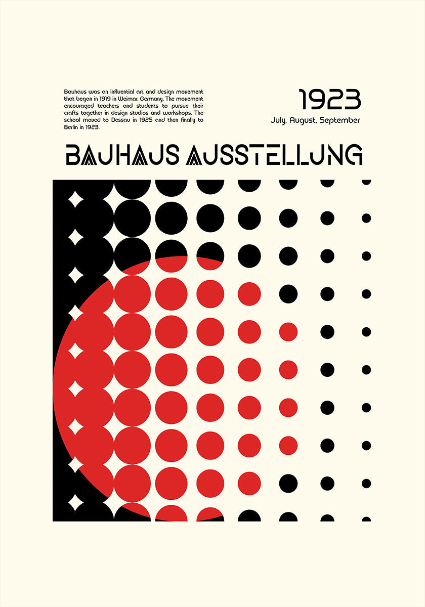 Plagát Bauhaus Ausstellung