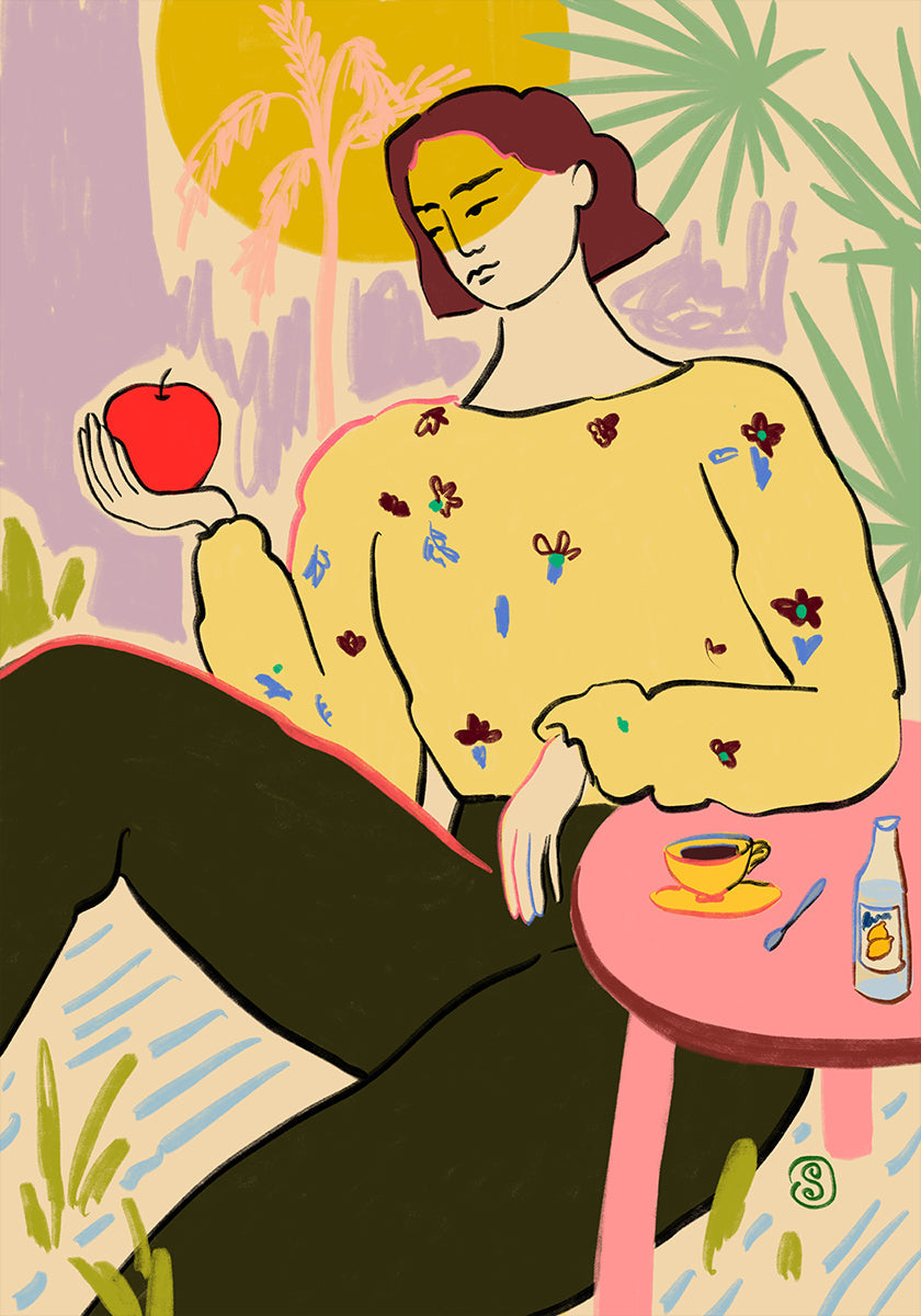 Woman With Apple