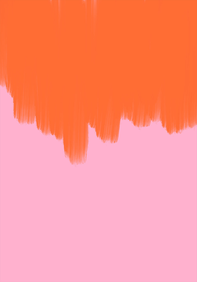 Poster Orange Over Blossom