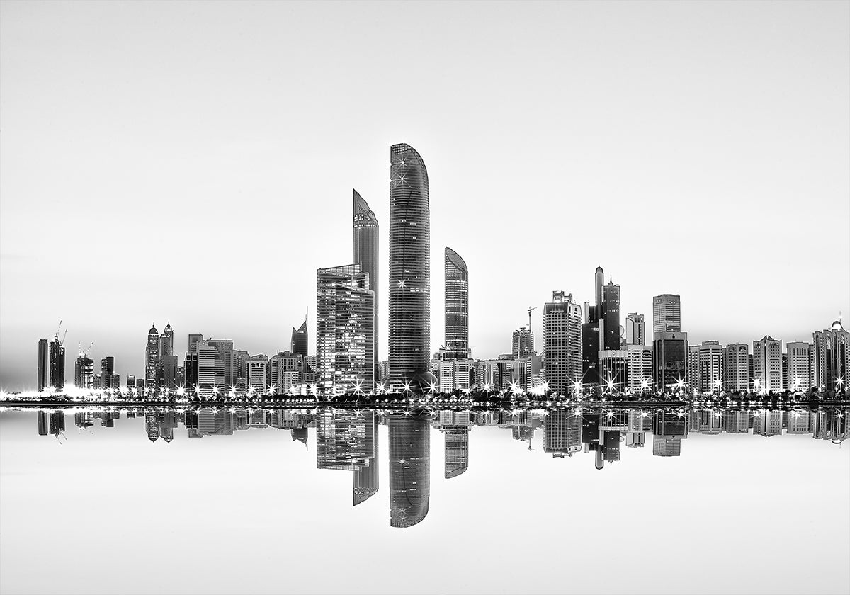 Abu Dhabi Urban Reflection Plagát