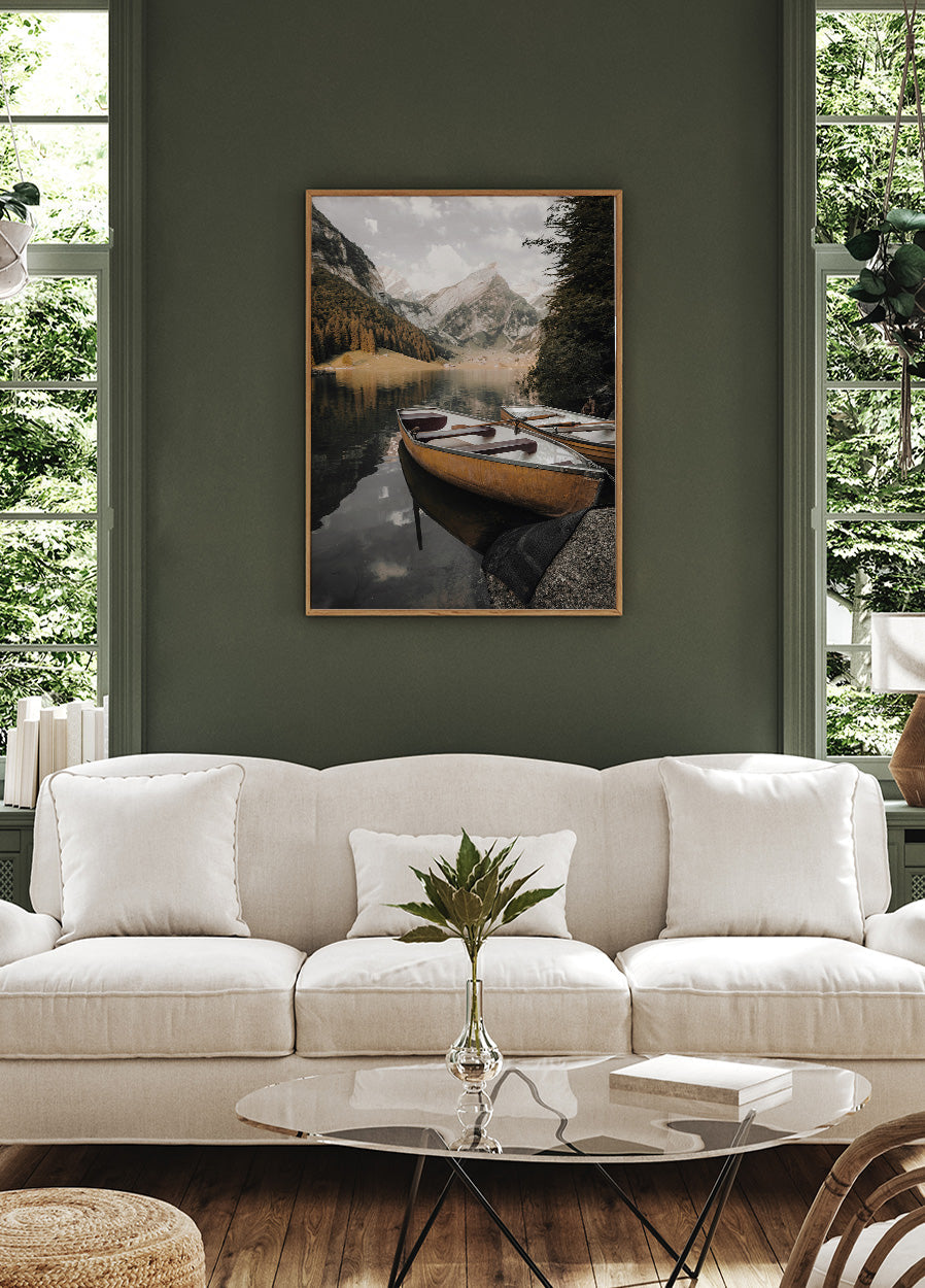 Serene Lake Reflection Plakat - Posterbox.dk