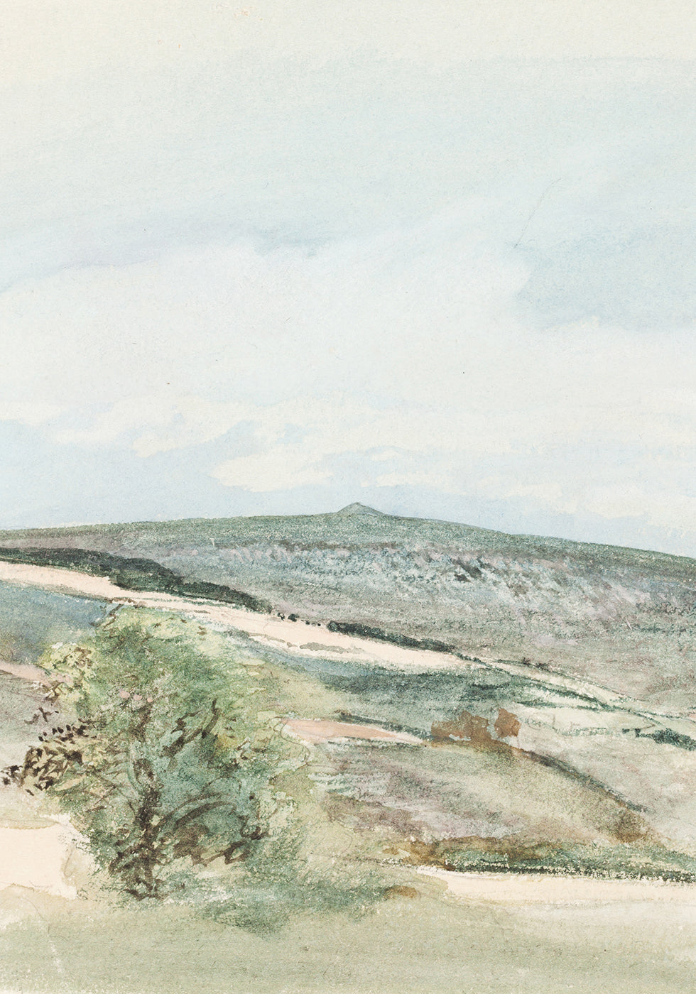 A Heath In Sussex By William Collins Plakat - Posterbox.dk