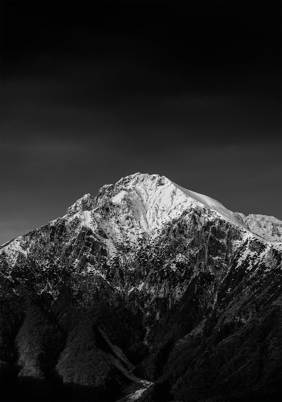 Majestic Snow-Capped Mountain Plakat - Posterbox.dk