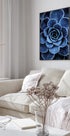 Blue Succulent Plakat - Posterbox.dk