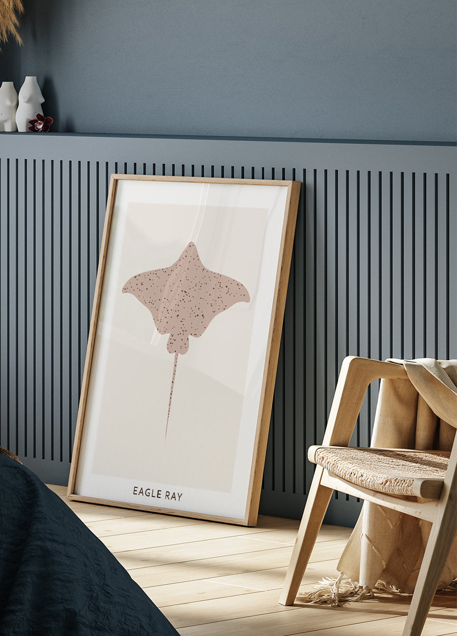 Eagle Ray Plakat - Posterbox.dk