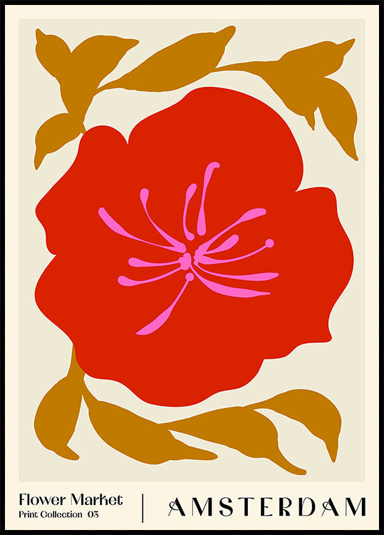 Piața de flori. Poster Amsterdam