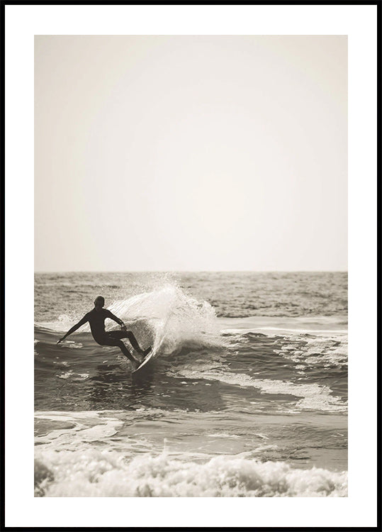 Surfer on the Waves Plakat - Posterbox.dk
