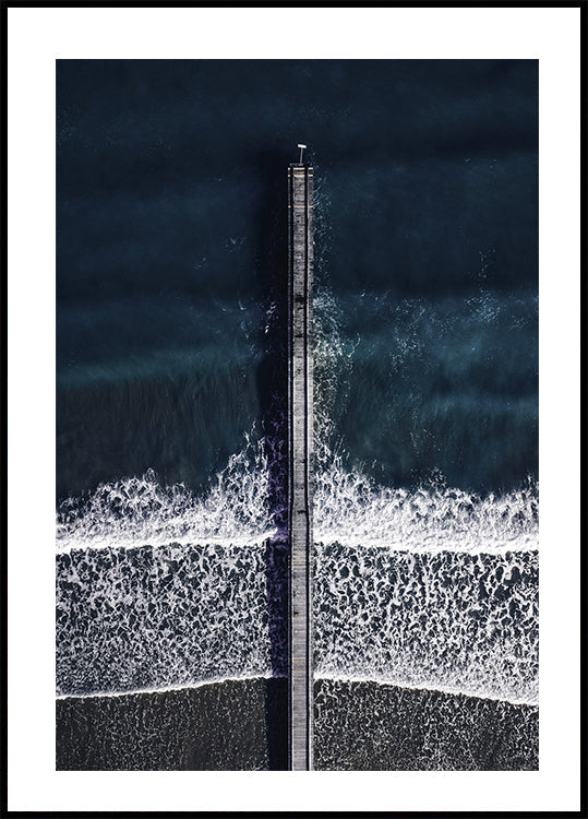 Pier Over Turquoise Waters Plakat - Posterbox.dk