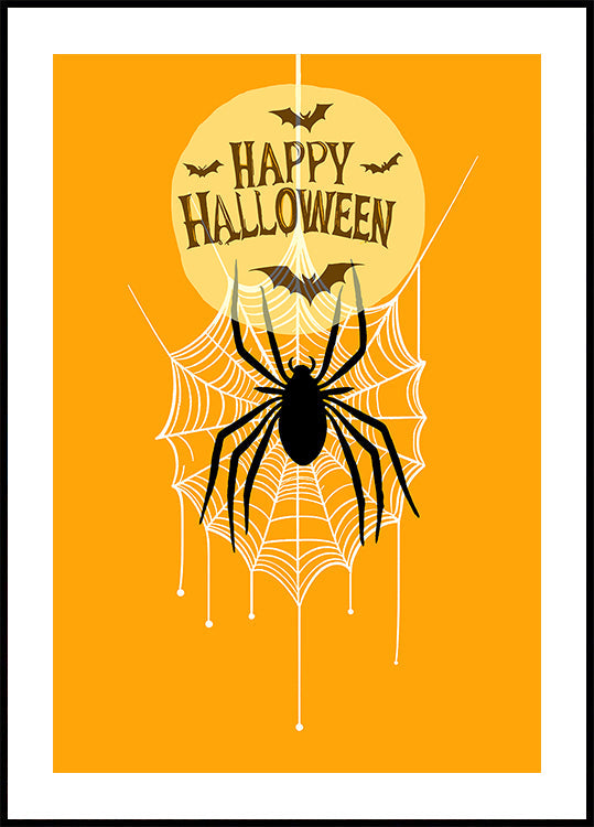 Retro Spooktacular: Afiș groovy Halloween Vibe
