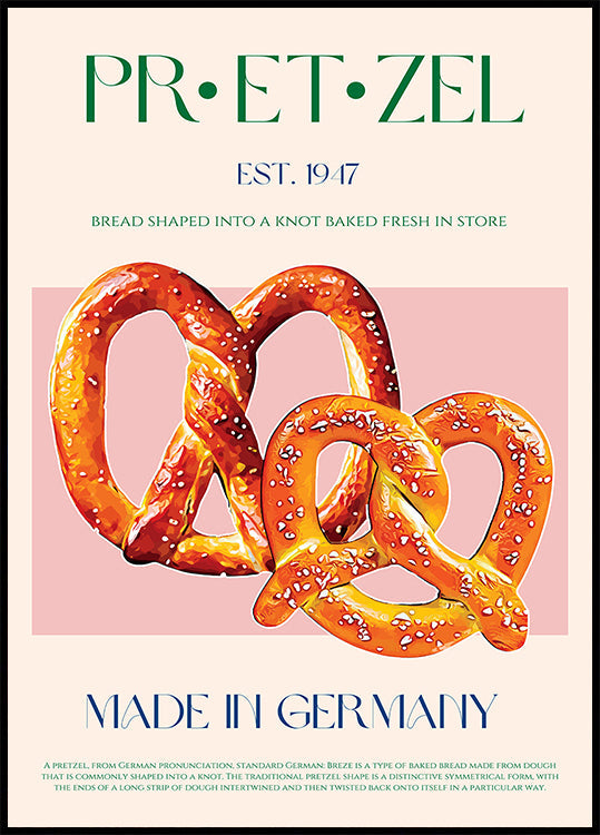 Pretzel Delight plakatas