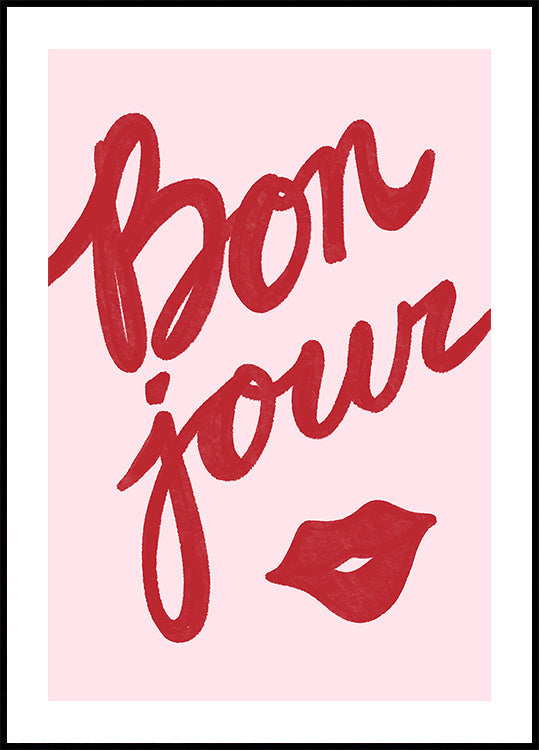 Bonjour Kiss Poster