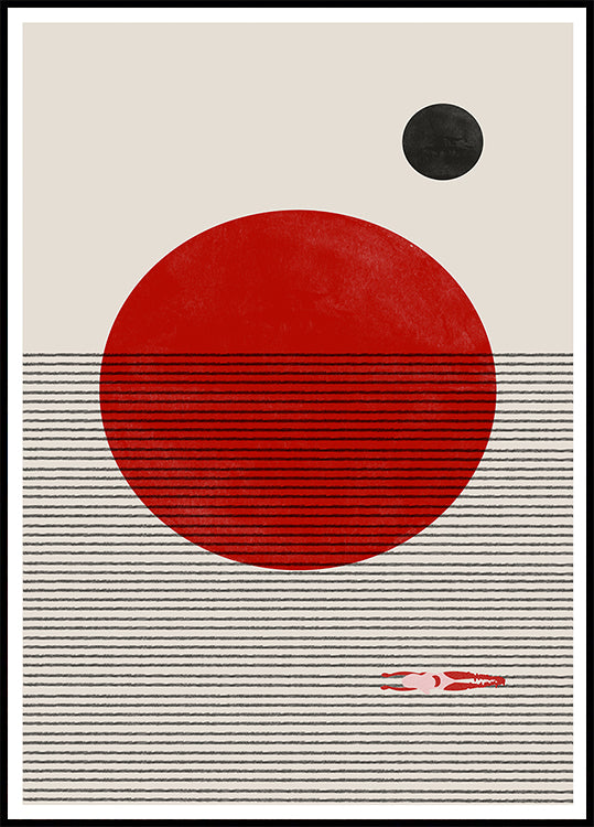 Peldošo horizontu plakāts