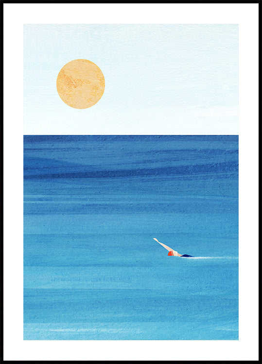 Mier schwammen Affiche