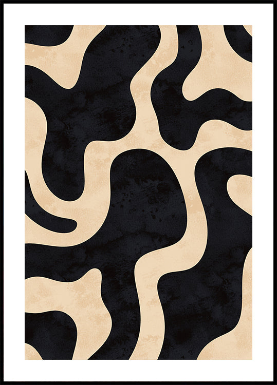 Organesch Abstrakt Formen Poster