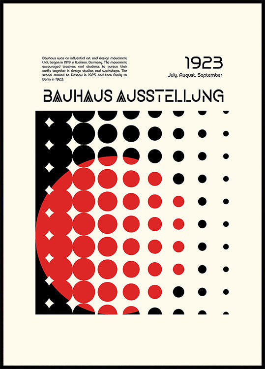 Plagát Bauhaus Ausstellung