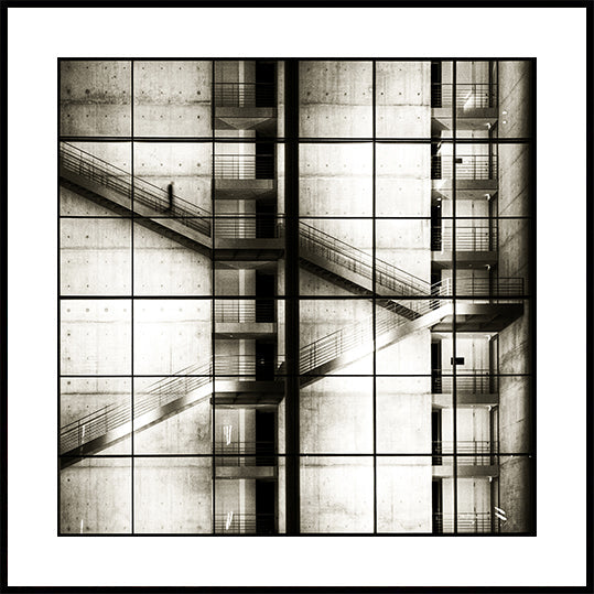 Abstract Stairs Poster