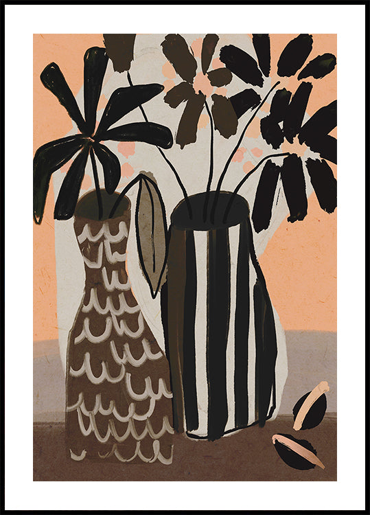 Pruhované vázy Bloom