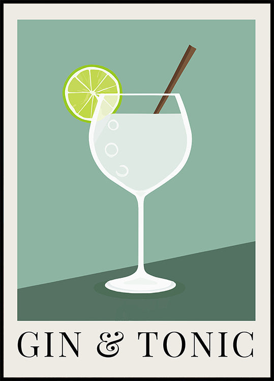 Plagát Gin & Tonic