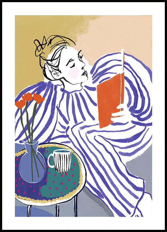 Cozy Reading Corner Poster