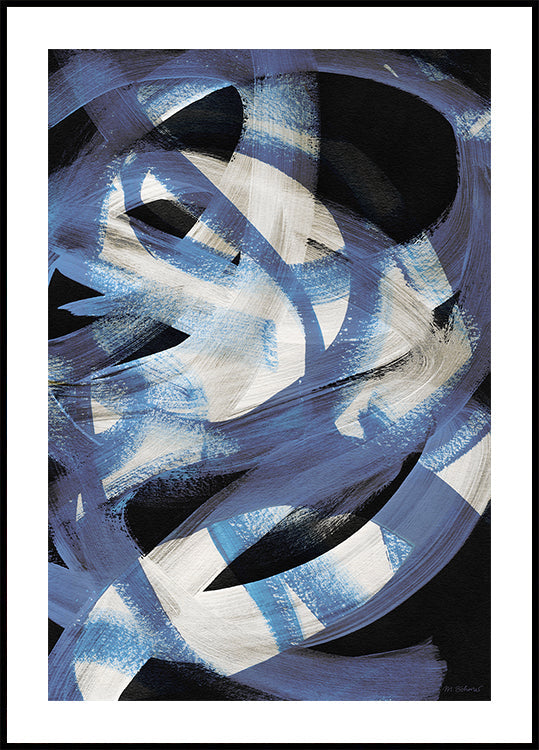 Abstrakte Pinselstriche 128 Poster