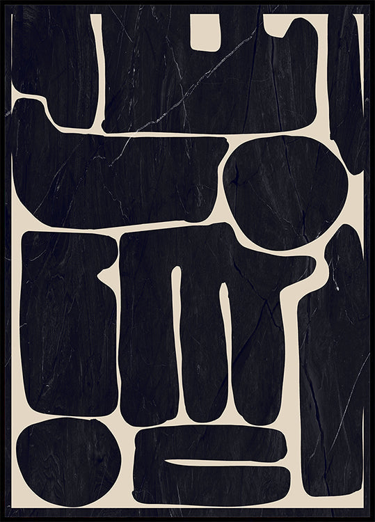 Modern Abstrakt Minimal Formen 162 Poster