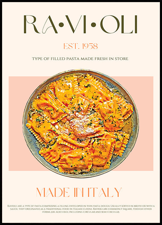 Ravioolide rõõmuplakat