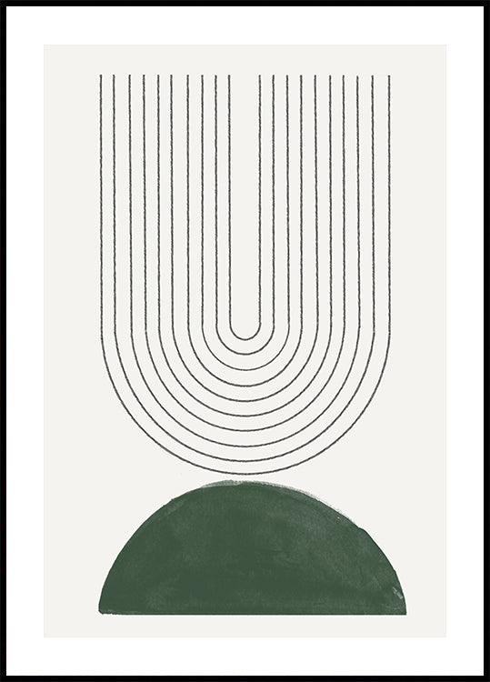 Grüne Mid-Century Modern Nr.5