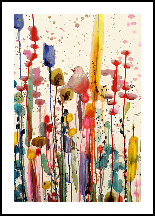 Bird in Bliss Poster