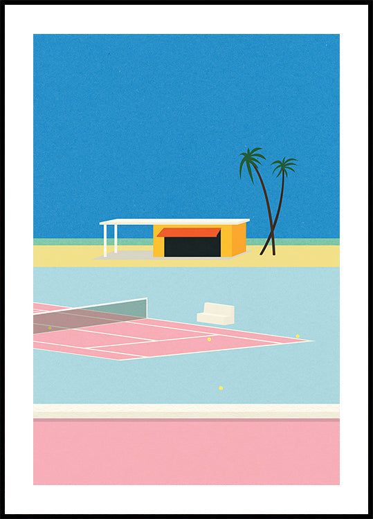 Tennis Op der Plage