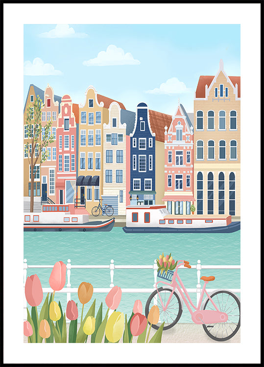 Amsterdami linna plakat