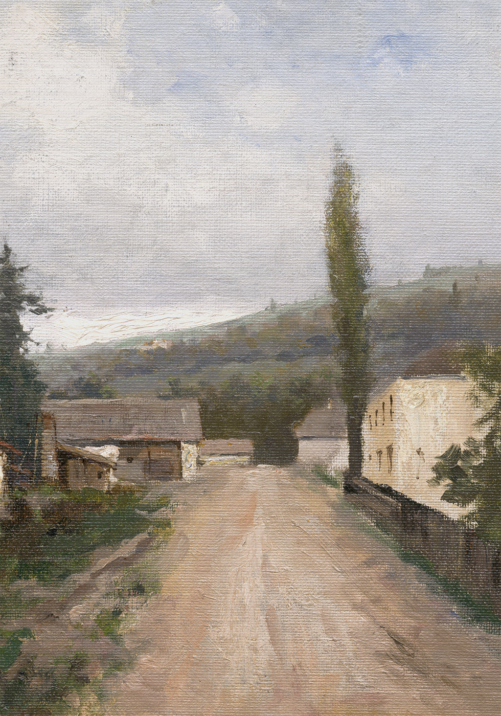 From The West Slovak Village By Felicián Moczik Plakat - Posterbox.dk