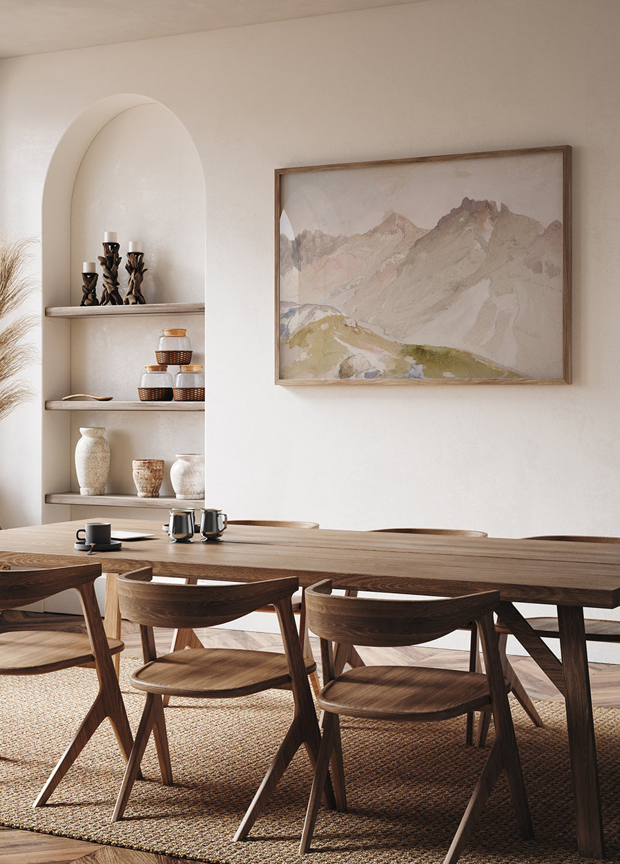 Little Cottonwood Canyon By Thomas Moran Plakat - Posterbox.dk