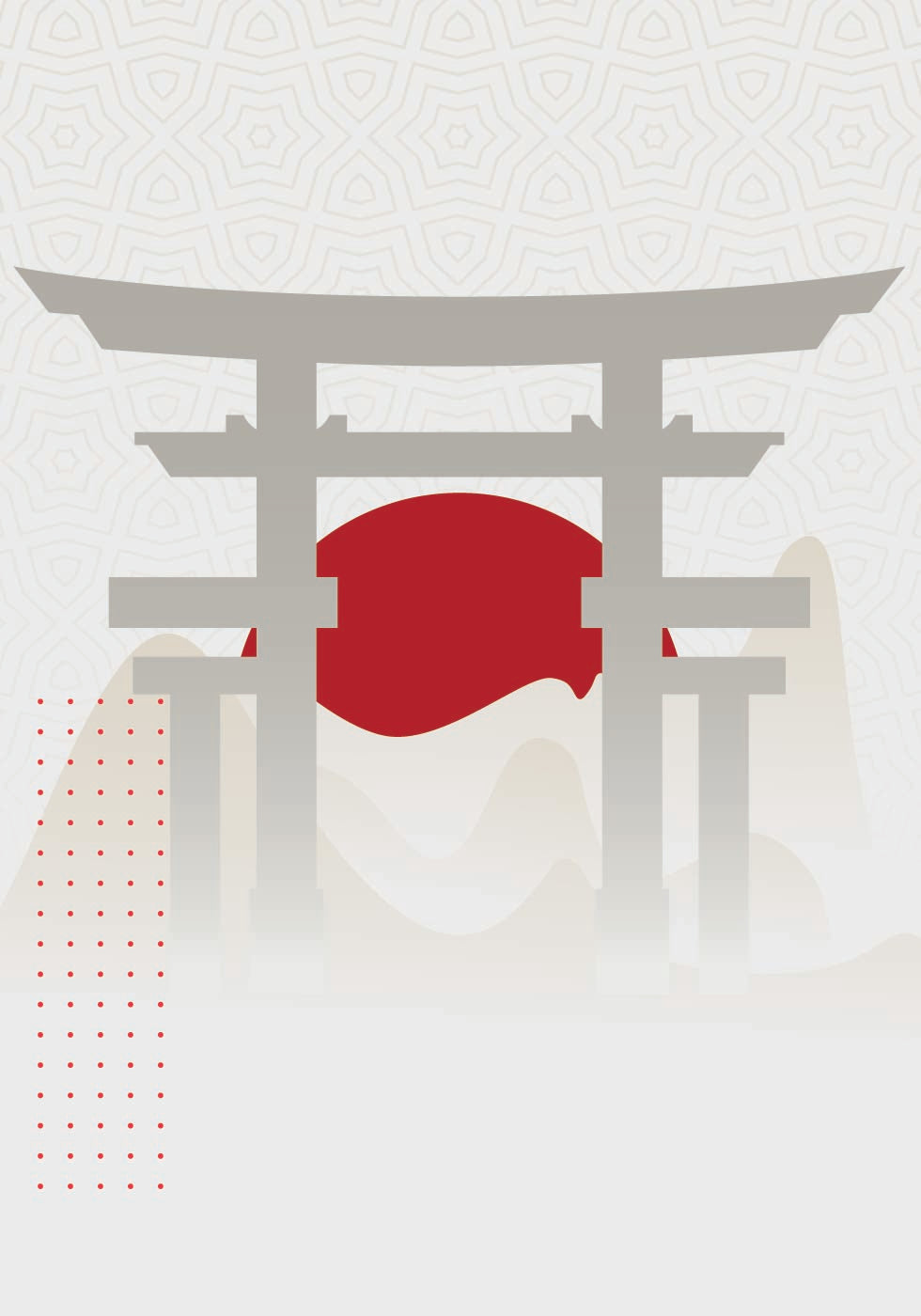 Torii-Tor-Rotes-Sonnen-Poster