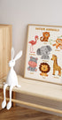 Safari Animals Plakat - Posterbox.dk
