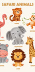 Safari Animals Plakat - Posterbox.dk