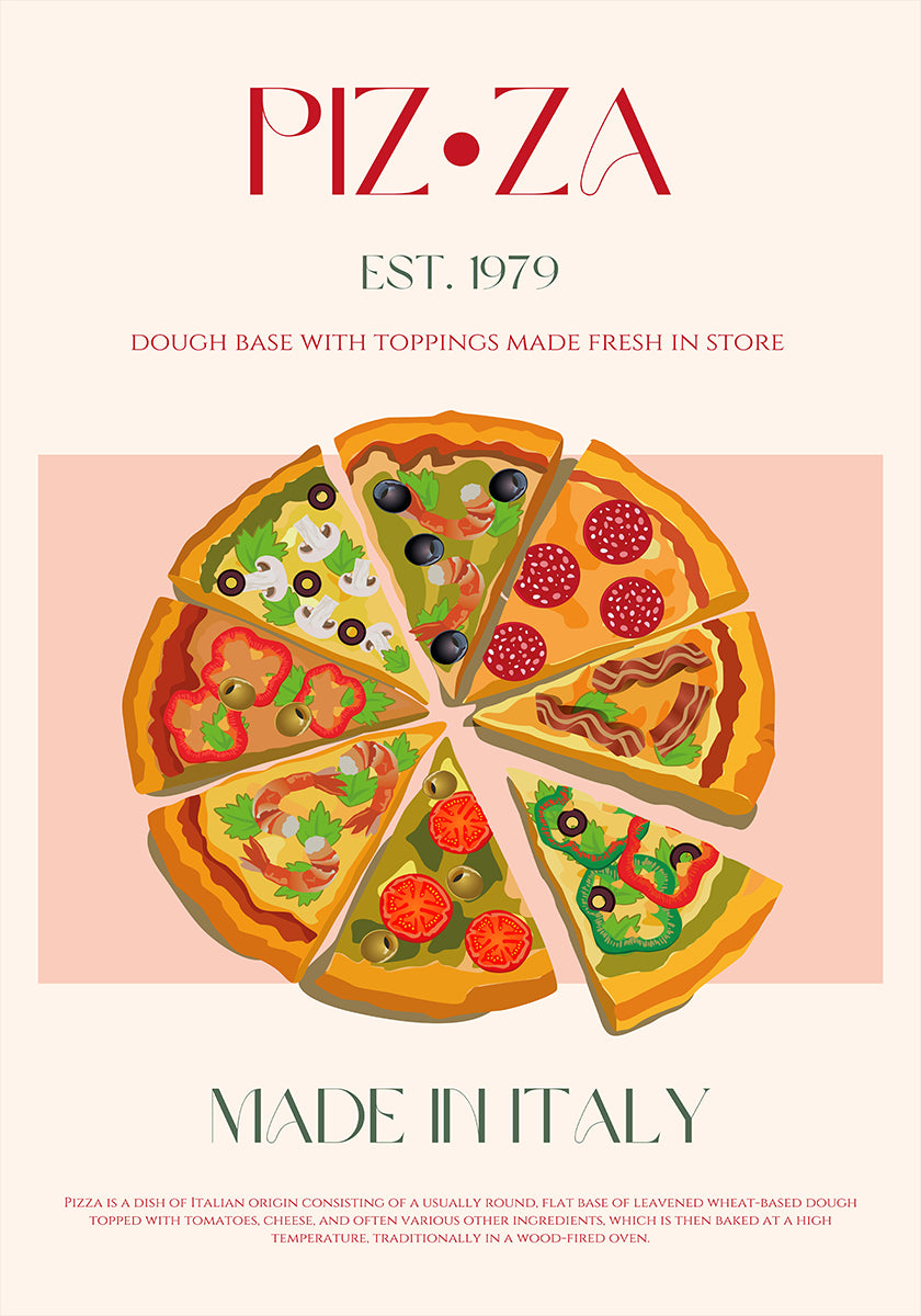 Itaalia viilud plakat