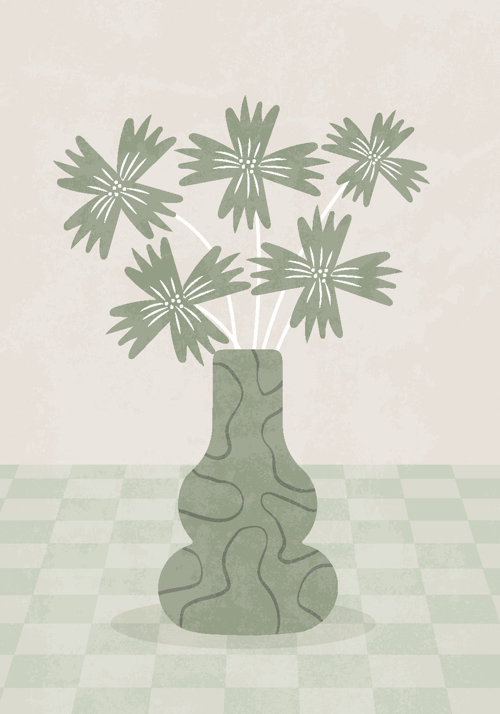 The Green Vase Plakat - Posterbox.dk
