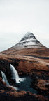 Kirkjufell Mountain and Waterfalls Plakat - Posterbox.dk