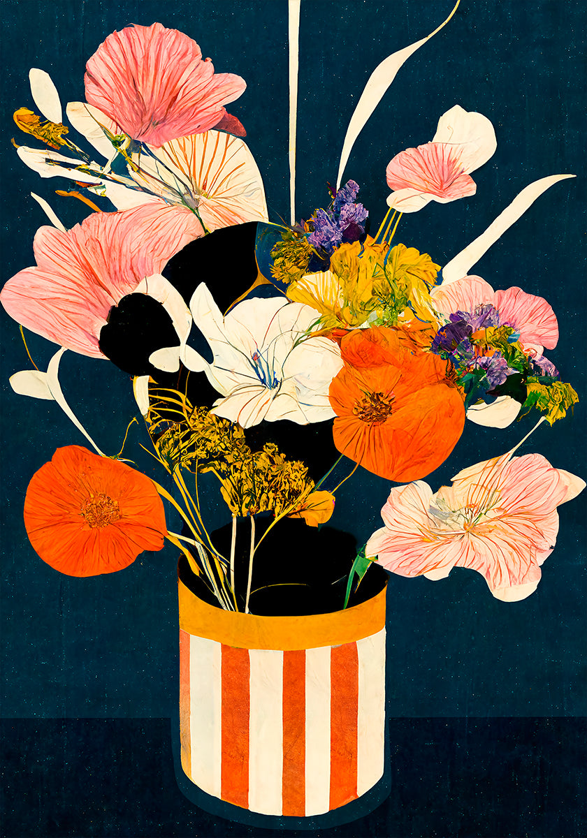 Vivid Blossoms Poster