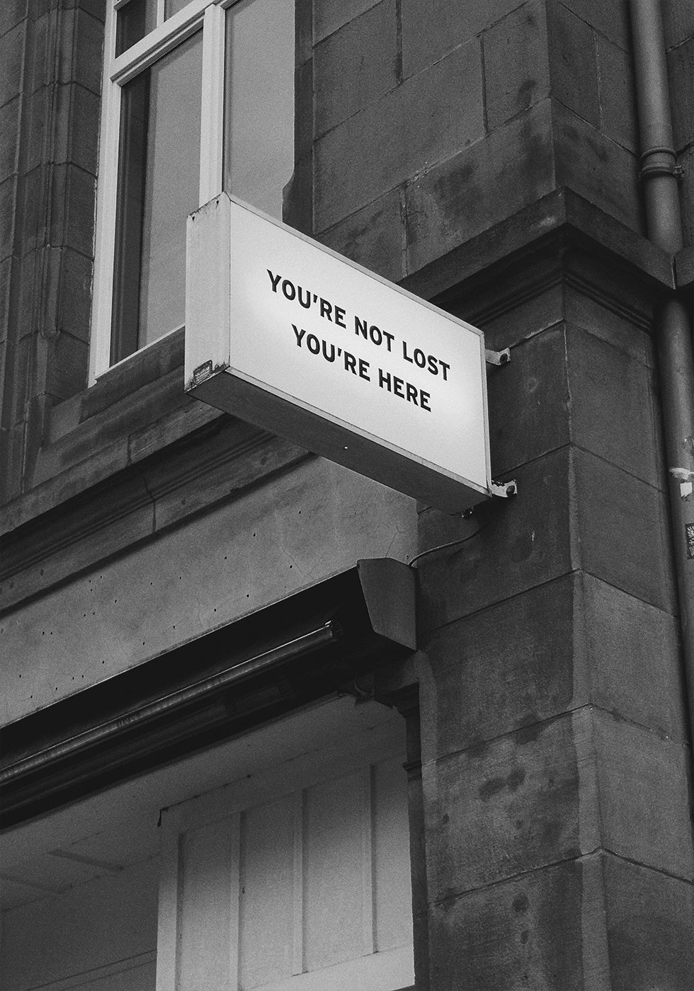 You Are Not Lost Plakat - Posterbox.dk