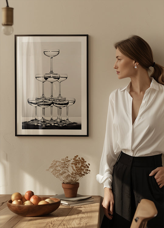 Plagát Champagne tower_6