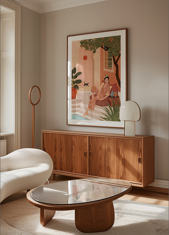 Slaptas sodo plakatas